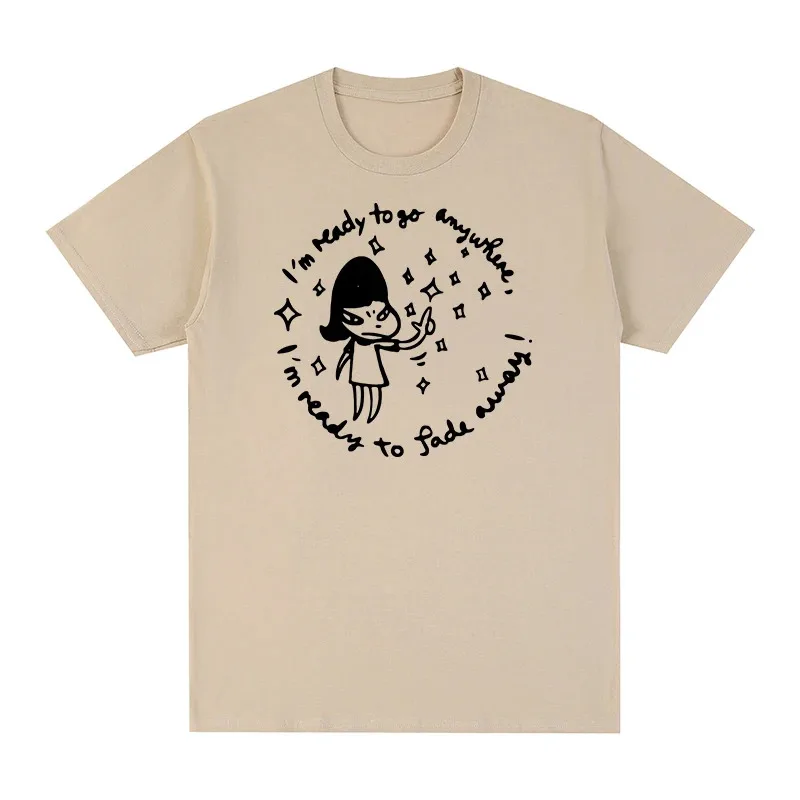 Yoshitomo Nara I am Ready To Go Anywhere Vintage T-shirt Cotton Men T shirt New TEE TSHIRT Womens tops