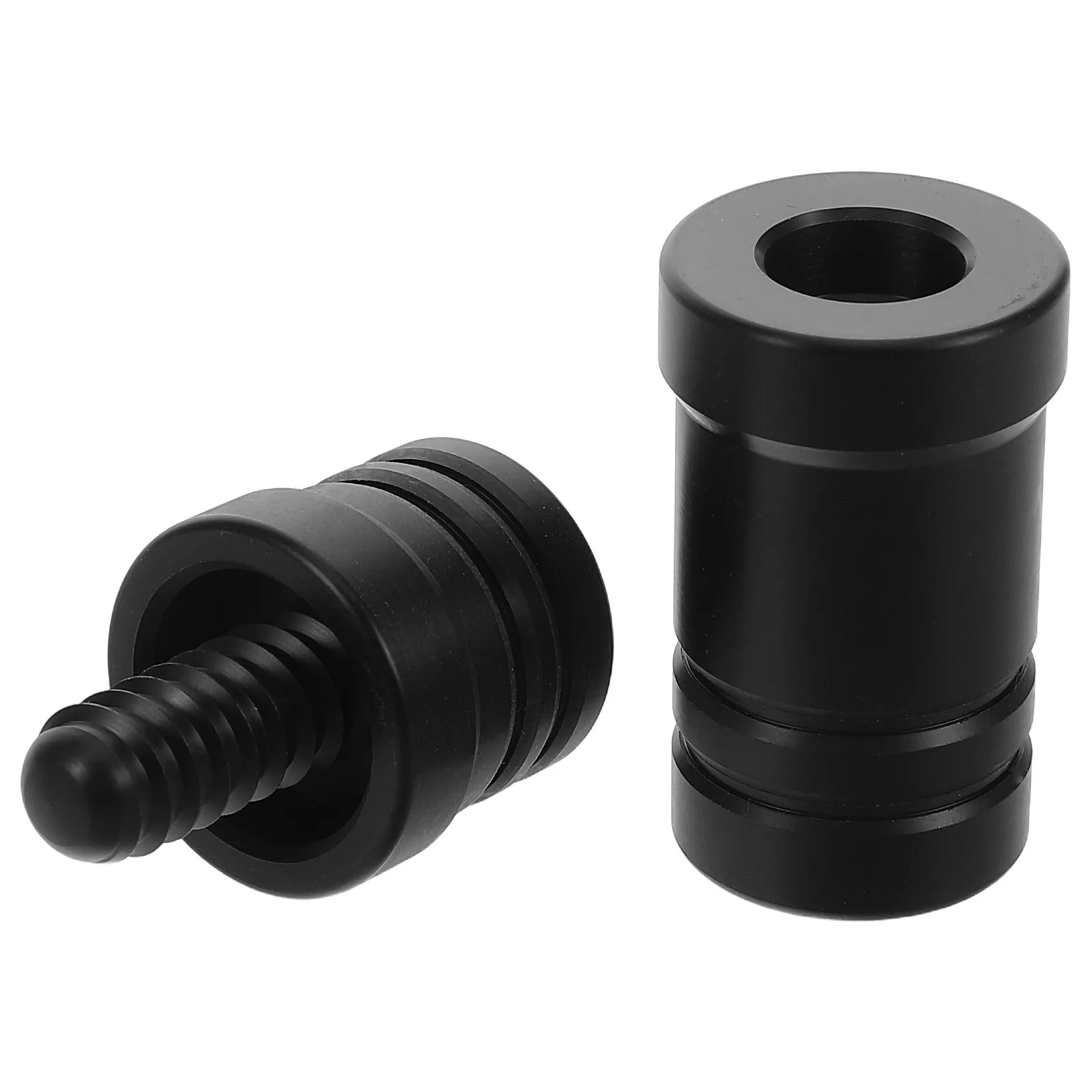 

1 Set Black Plastic Billiard Cue Joint Protector Lightweight Durable Pool Cue Stick Protection For Threads Wheel Pool Table