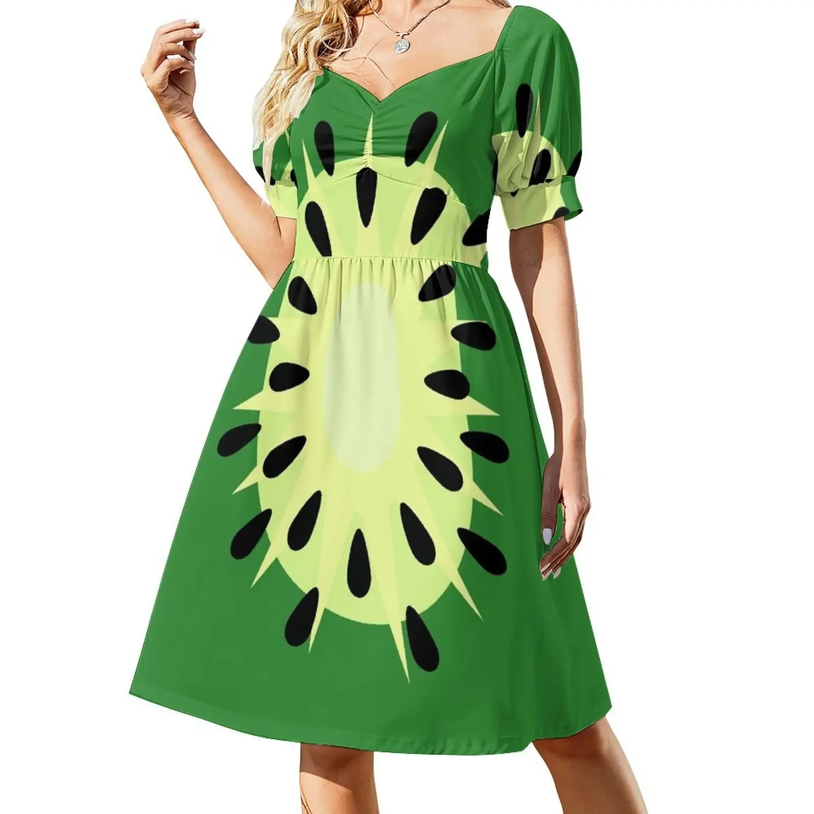 

My Kiwi Fruit Costume Sleeveless Dress Evening dresses Long veiled dresses ladies dresses for special occasion