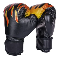 WOSWEIR 6OZ Kids PU Kick Boxing Gloves Punching Karate Muay Thai Guantes De Boxeo Free Fight MMA Sanda Training Equipment