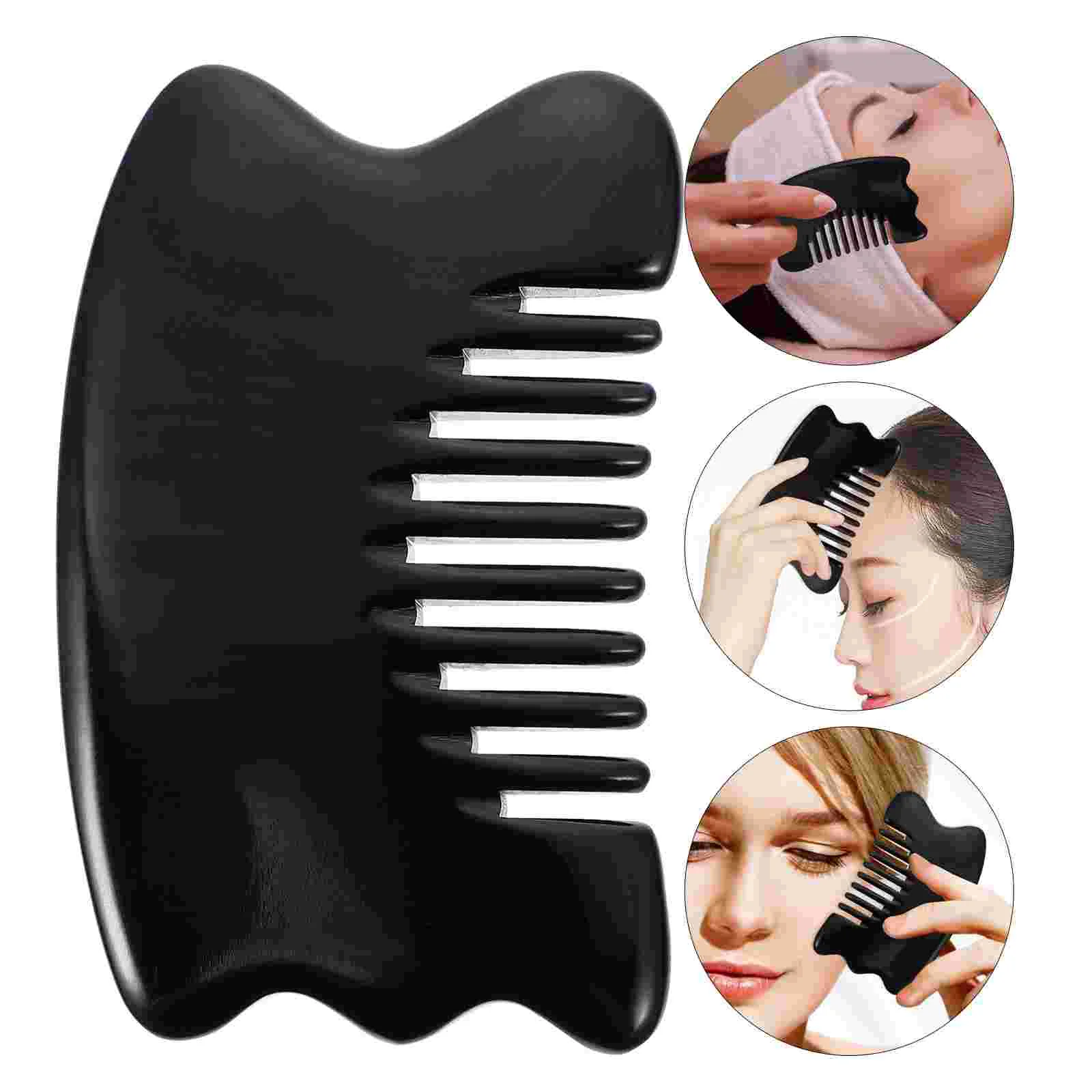 

Massage Comb Head Combs Household Scraping Board Beauty Plate Guasha Body Massaging Practical Tool