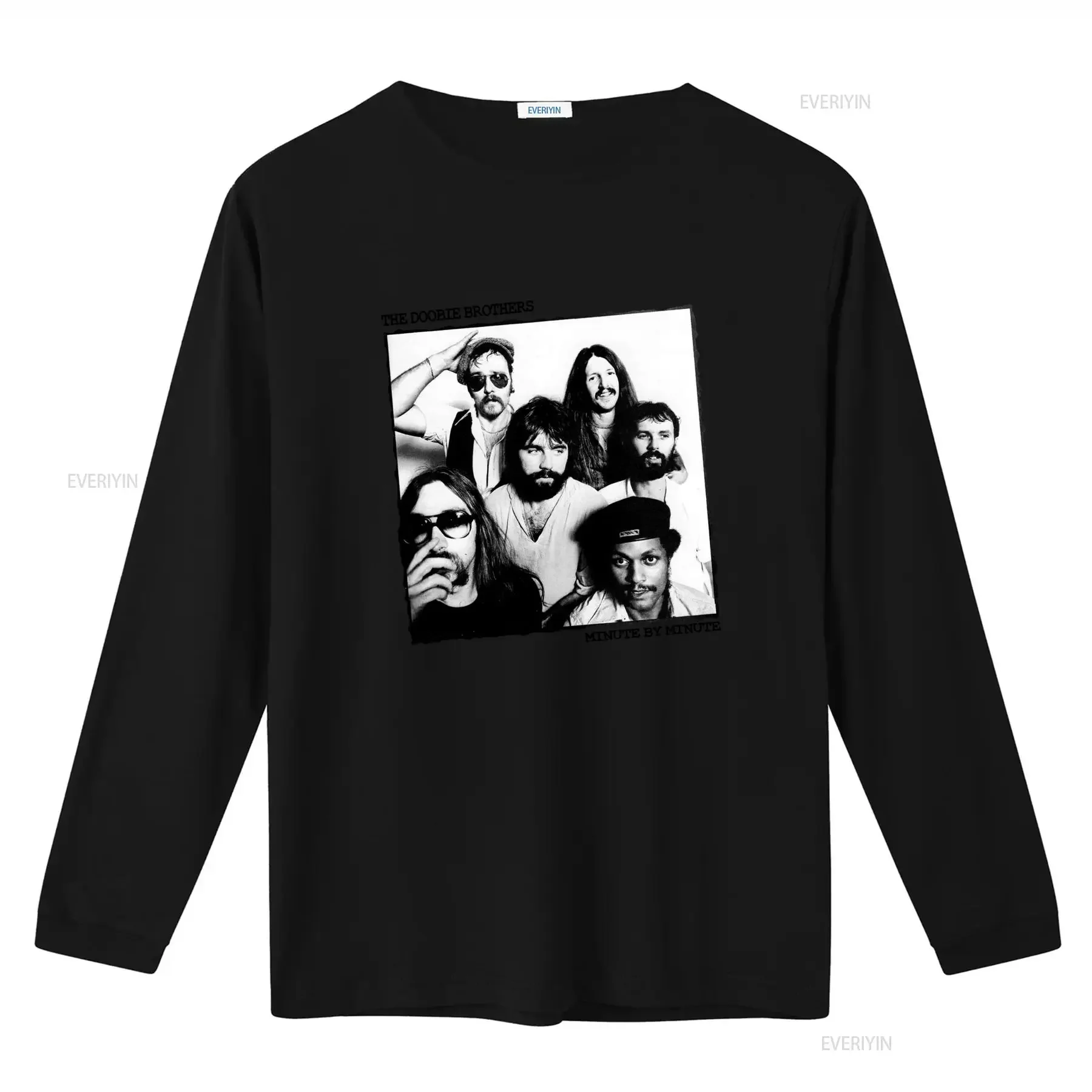 Vintage The Doobie Brothers Minute By Band Cotton White T Shirt vintage Washed Comfortable streetwear Unisex Versatile