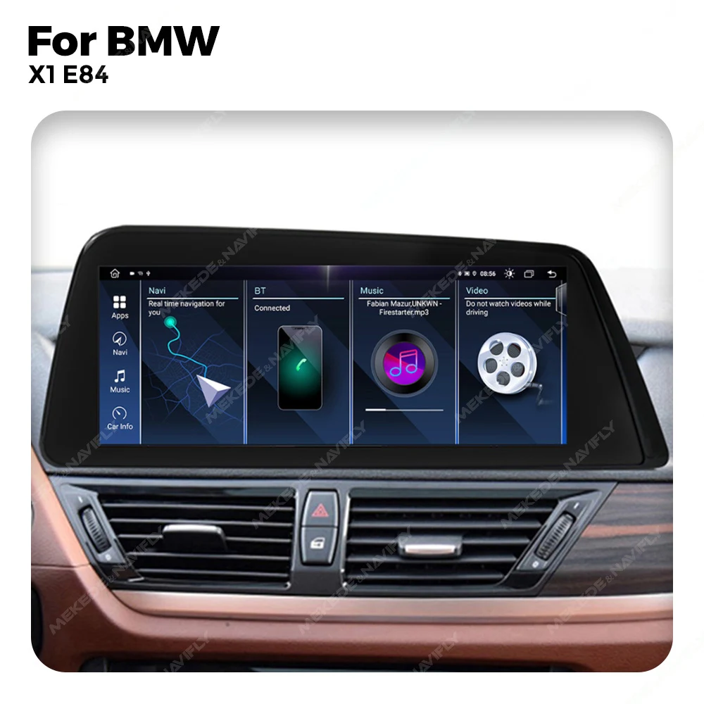 Car Radio Android All in one For BMW X1 E84 CIC  Blade Screen intelligent systems GPS Navigation Carplay Android auto 4G WIFI BT