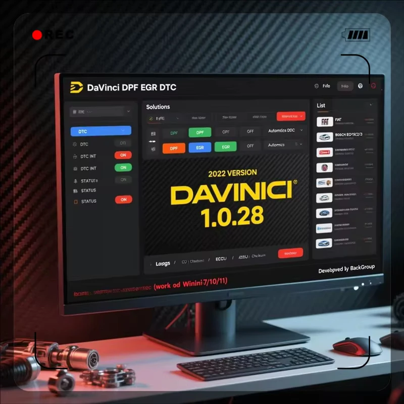 

Hot Davincie 1.0.28 pro ECU Programming Software for Automotive Diagnostics Compatible with Windows 7 Supports KESS/KTAG