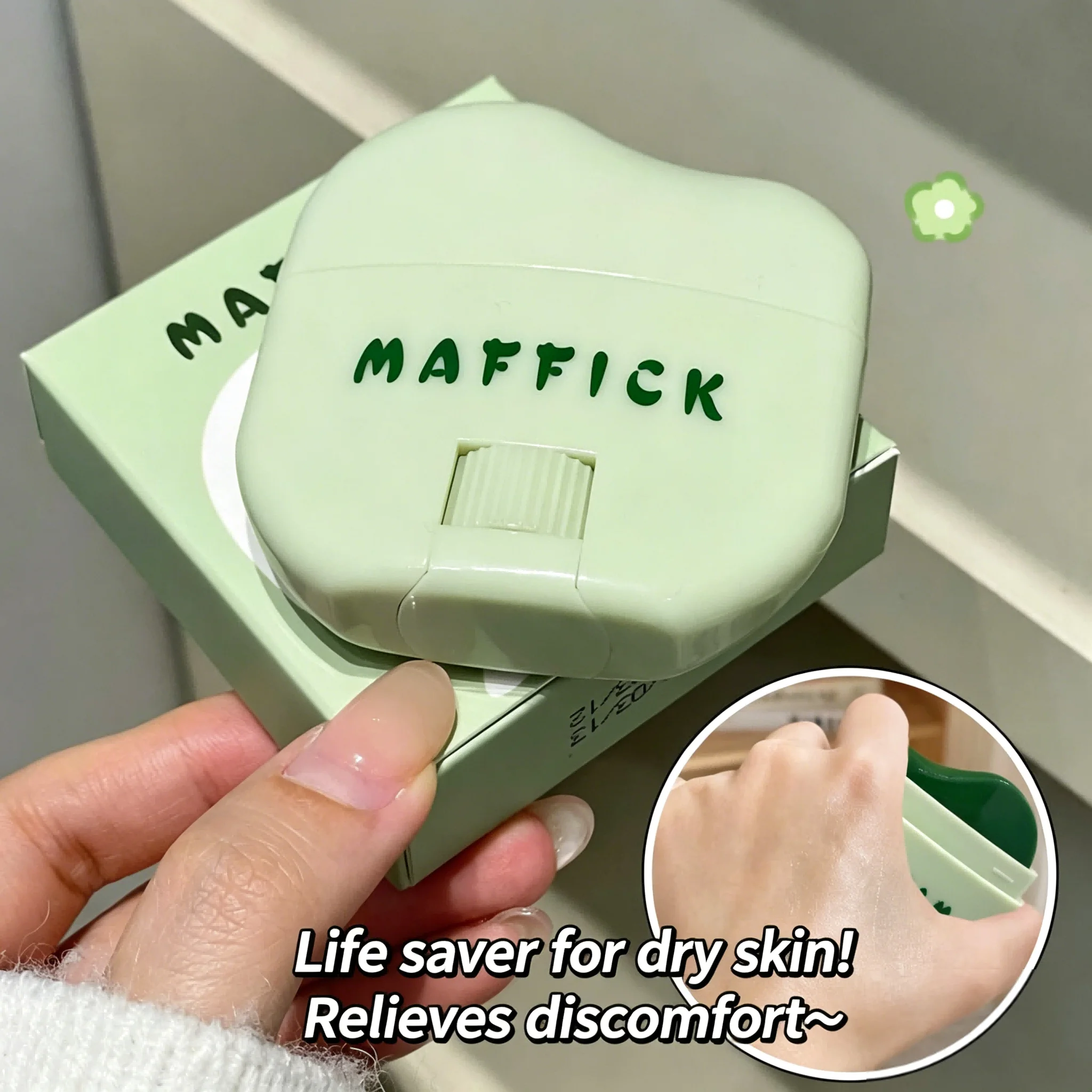 MAFFICK Grass Soothing Stick Ice Feel Soothing Hands On Non Greasy Anti Mosquito Solid Fragrance Good For Summer image 3
