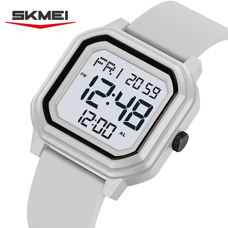 SKMEI 2558 Fashion Sports Men's Electronic Watch Multifunctional Countdown Digital Watch Student Luxury Clock Relógios Masculino