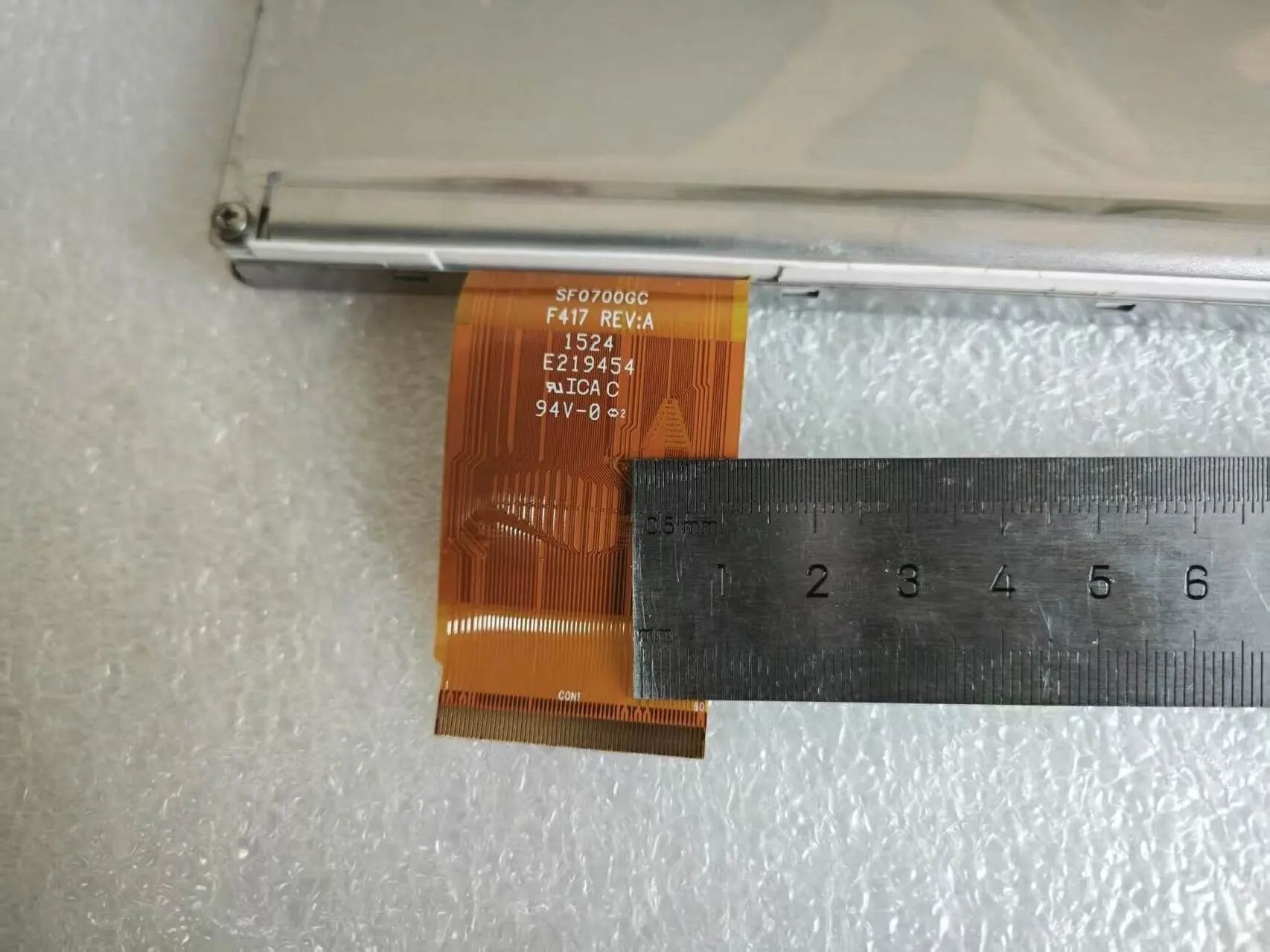 SF0700XXXGG17-1 SF0700GC F417 REV:A  For Marine Radar Navigation GPS Lcd Display Screen