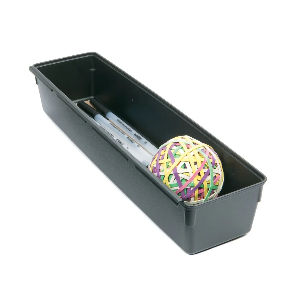 Interlocking Drawer Organizer Durable Plastic Custom Configurations Non-Slip Bottom Ideal School Supplies Kitchen Makeup Crafts