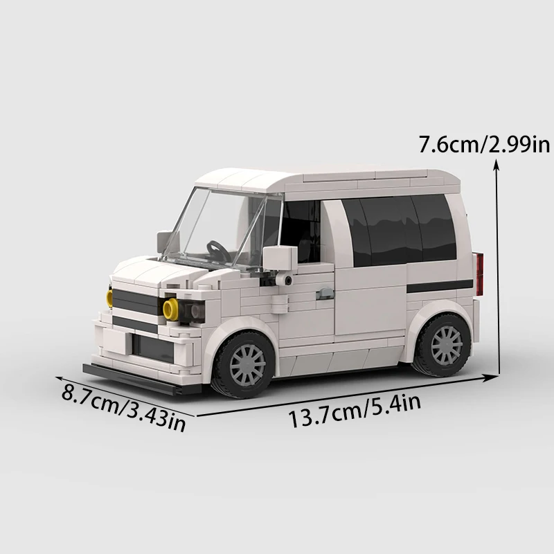 Juego de juguetes de construcción de modelos de coches, fresco y moderno, adecuado como regalo para Halloween, Navidad y como colección de decoración del hogar