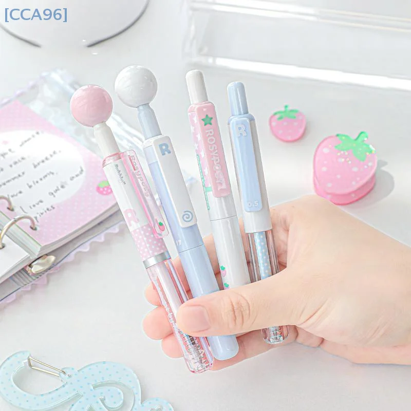 【CCA96】Short Pen Set Of 4 High Beauty 360 ° Rotating Decompression Brushing Pens Problem Solving Pen