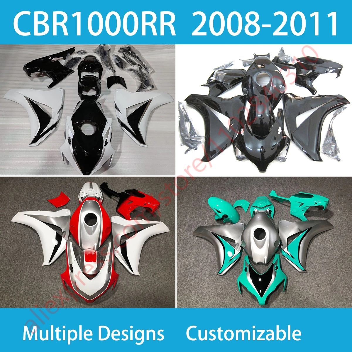 

Body Parts Fairing Kit CBR1000RR 2008 2009 2010 2011 Accessories Injection Full Bodywork for Honda CBR 1000RR 08 09 10 11