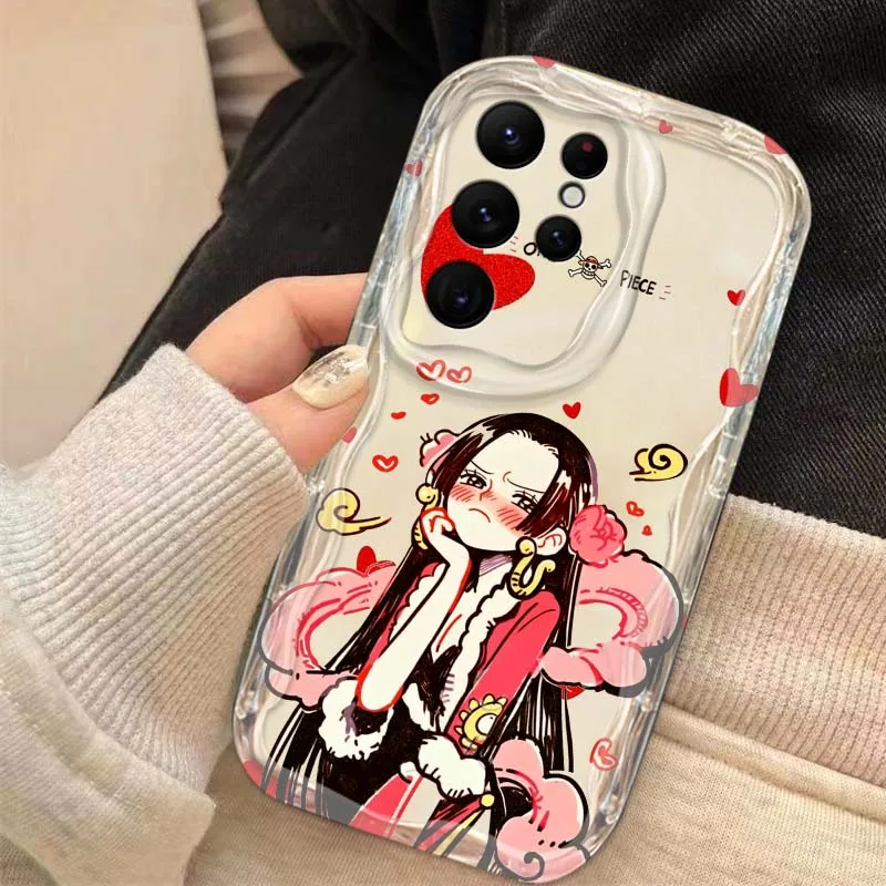 الحب قطعة واحدة غطاء لسامسونج غالاكسي S25 S24 S23 S22 S21 S20 الترا زائد FE لايت موجة النفط قضية الهاتف غطاء #4