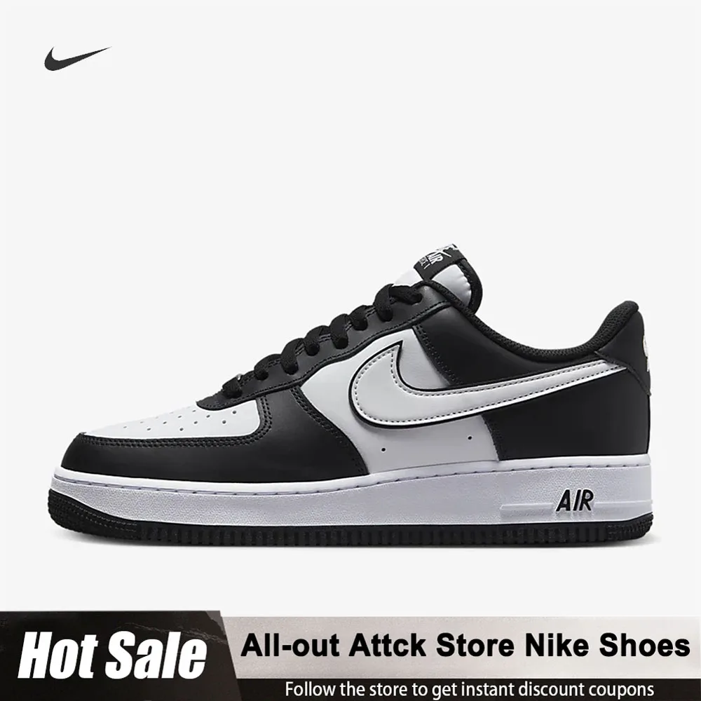 

Nike Air Force 1 Low-top Retro Sneakers Casual Wear-resistant For Men And Women Classic White Black Couple Shoes DV0788-001