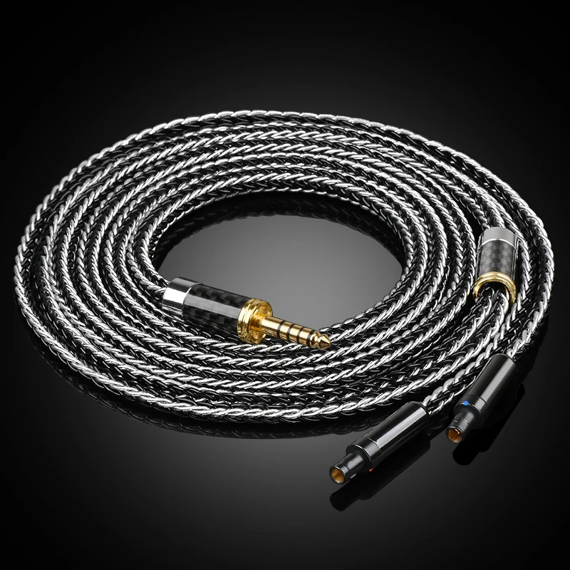 ATAUDIO HIFI 3.5/2.5/4,4mm Ausgewogene OCC Silber Kopfhörer Upgrade Kabel Kabel Für HD800 HD800S HD820 Headset kabel 5