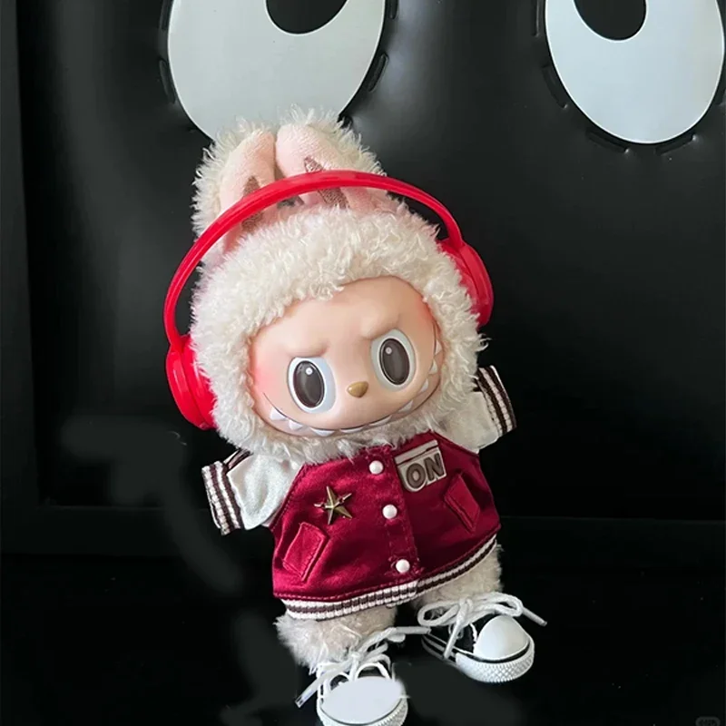 Vêtements de poupée de 17cm pour étiquette d'ours Labubu, pull, costume, plusieurs Styles, vêtements de poupée, accessoires, vêtements de poupée, cadeau