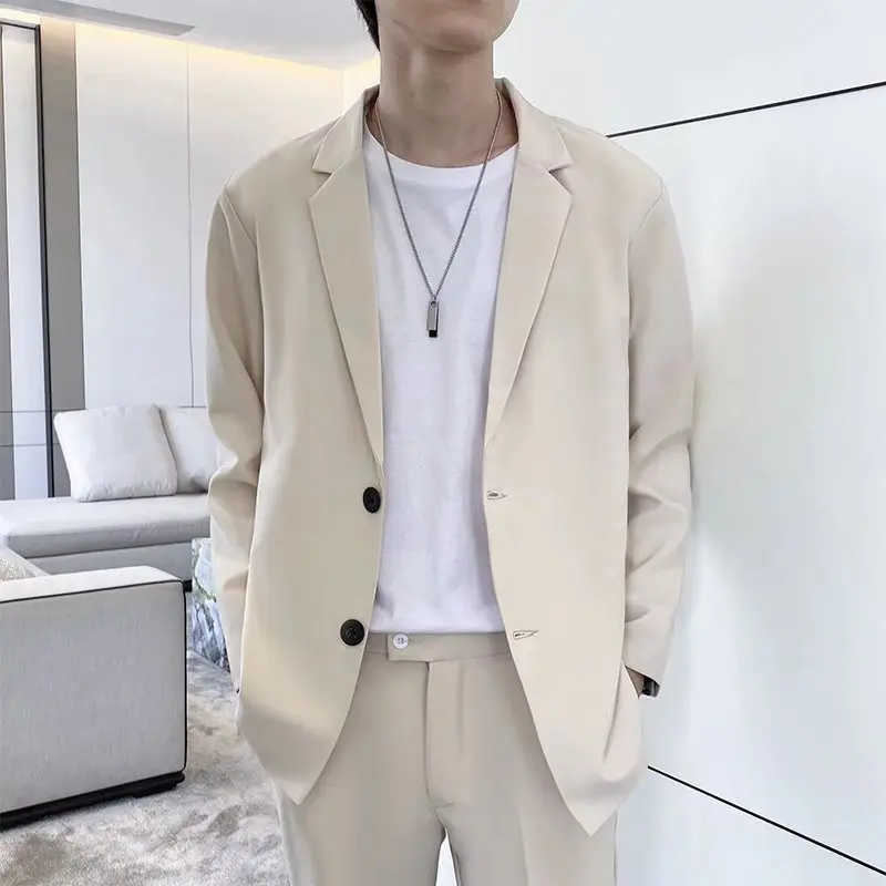 

Jane-46 Casual Suit Men's Loose Top Korean Fashionable Single Western Thin Jacket Yapi Handsome Dk Uniform Small Suit