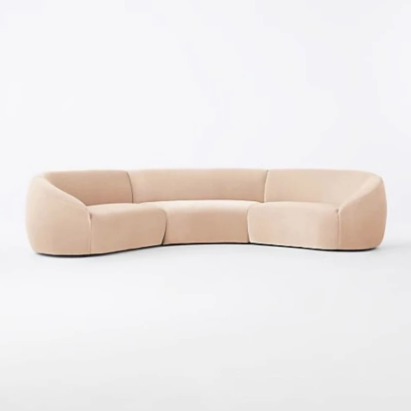 

Leave-in technology cloth sofa living room Italian simple size apartment removable and washable modern simple Nordic fabric sofa