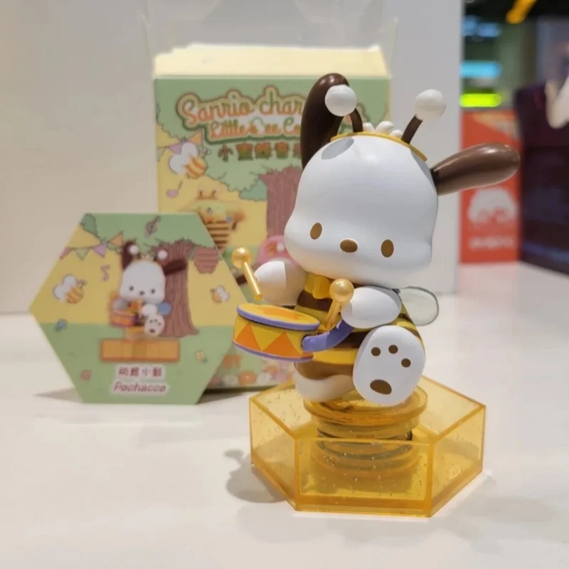 Sanrio Little Bee Concert Series Blind Box Cinnamoroll My Melody Kuromi Pompom Purin Pochacco Mysterious Surprise Figure Toy