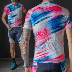 2025 Summer Collection Of Graphic Jerseys Men's Ciclismo Maillot Tops Short Sleeve Quick Dry Shirts Road Bike MTB Wear