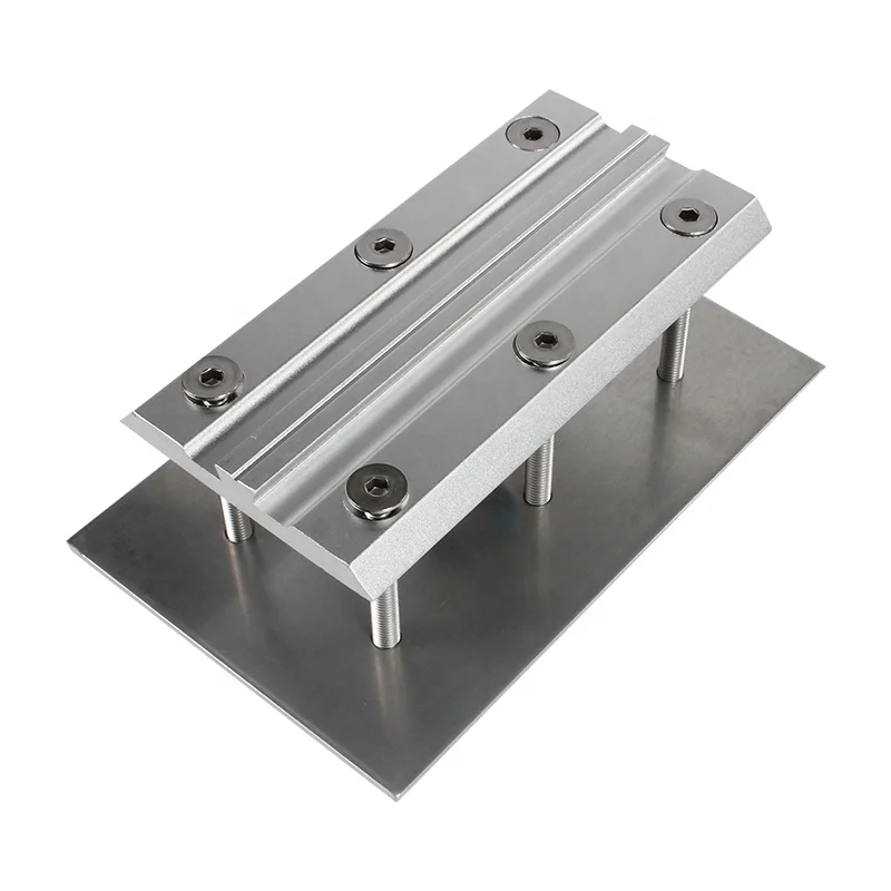 لوح أساسي إضافي من الألومنيوم بـ 6 فتحات لأرجل الطاولة القابلة للإزالة لليخوت RV RV