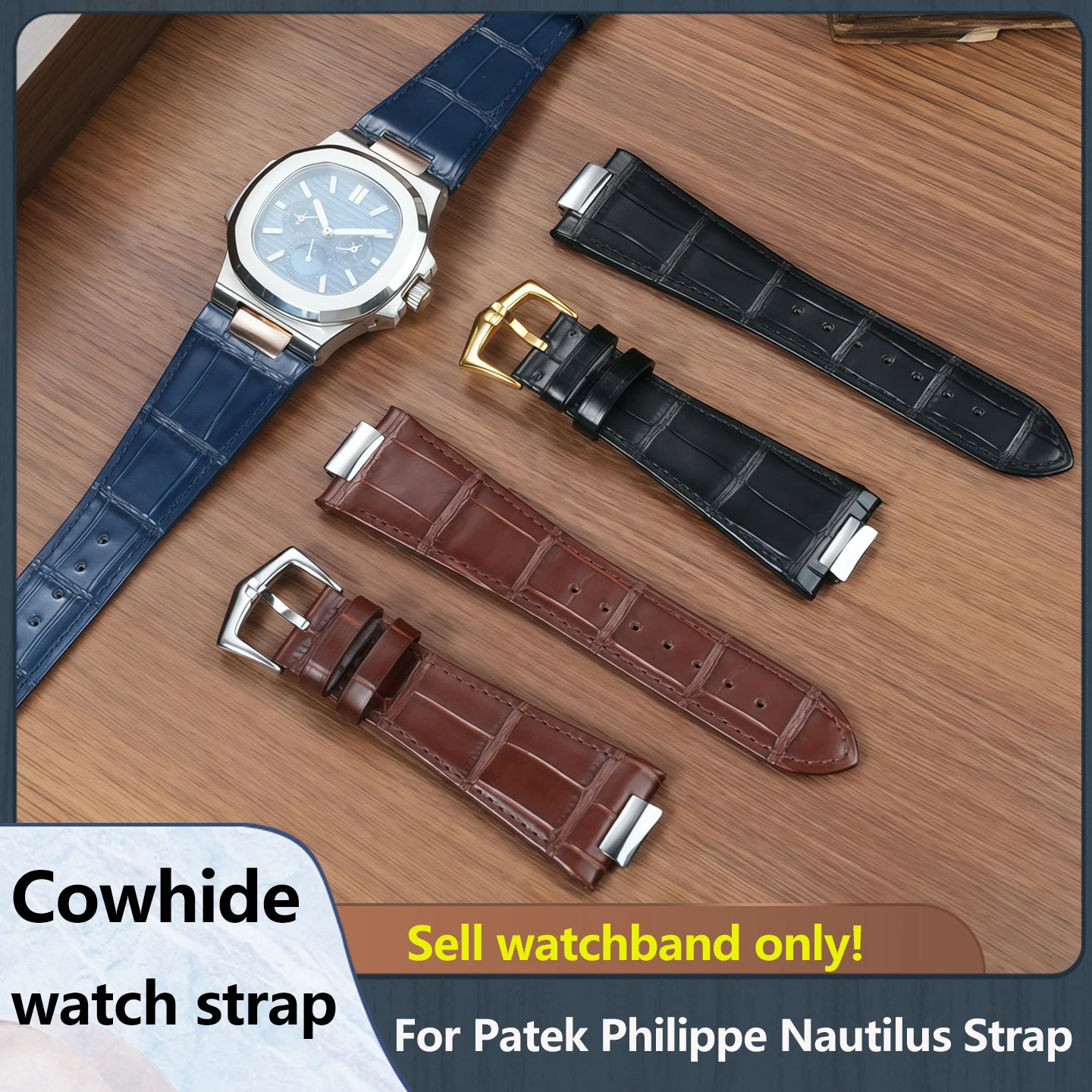 correa-de-piel-de-vaca-de-alta-calidad-color-negro-y-marron-para-reloj-serie-patek-philippe-nautilus-57115712-con-pulsera-de-conectores-de-metal