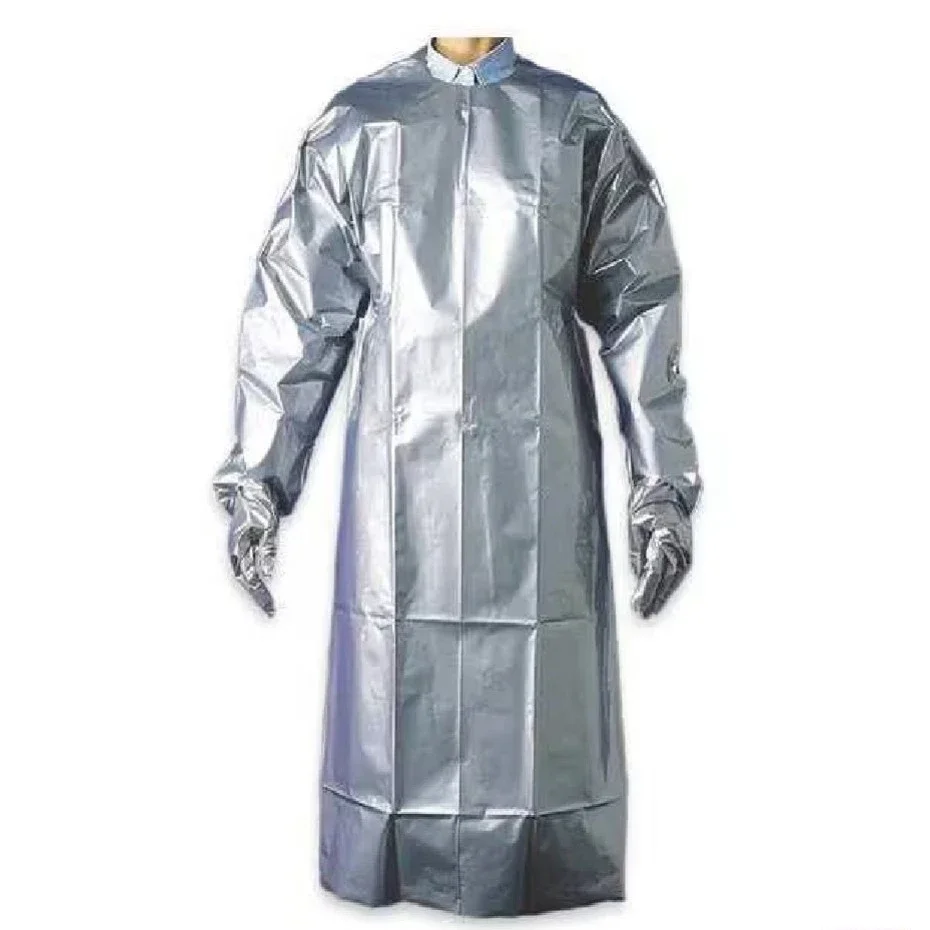 

Coat Apron, Silver, 60 In. L