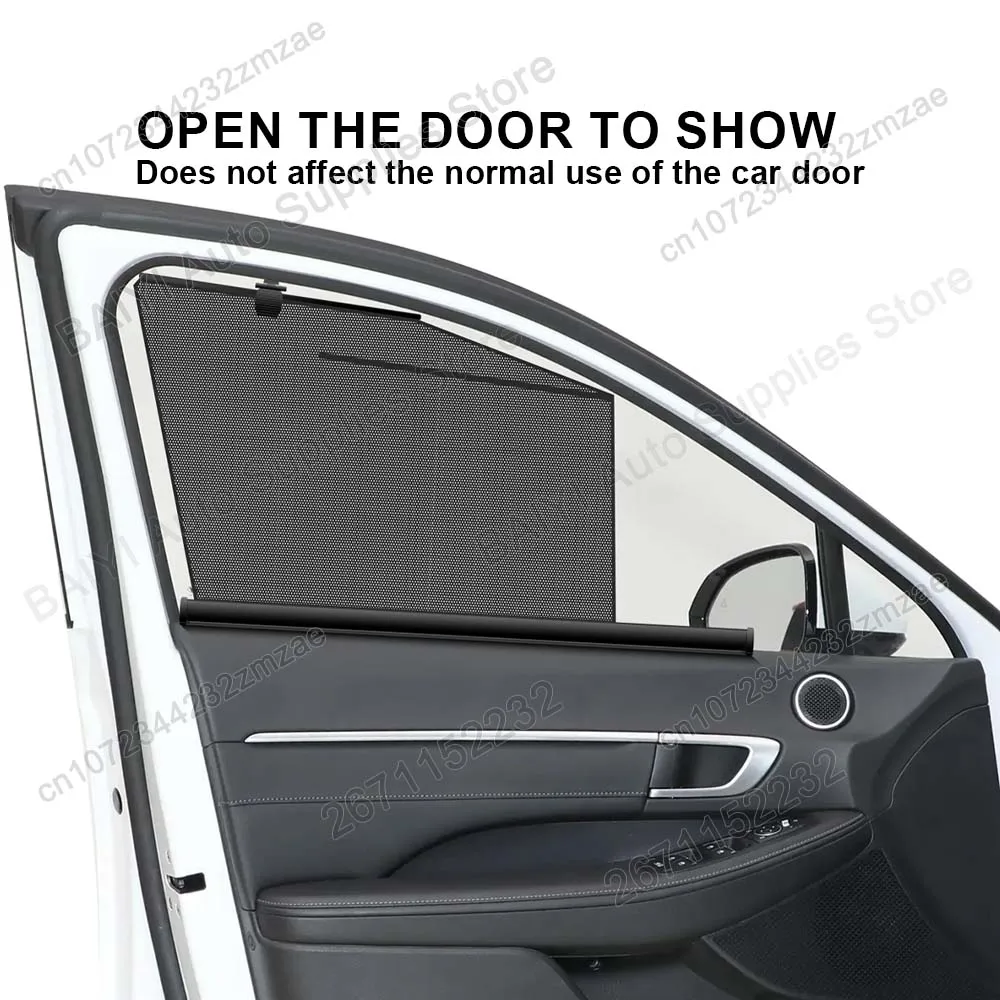 For Hyundai Santa Fe Car Lifting Window Sunshade  Automatic Lifting Sun Shade Customizable Car Front Rear Windshield Protect