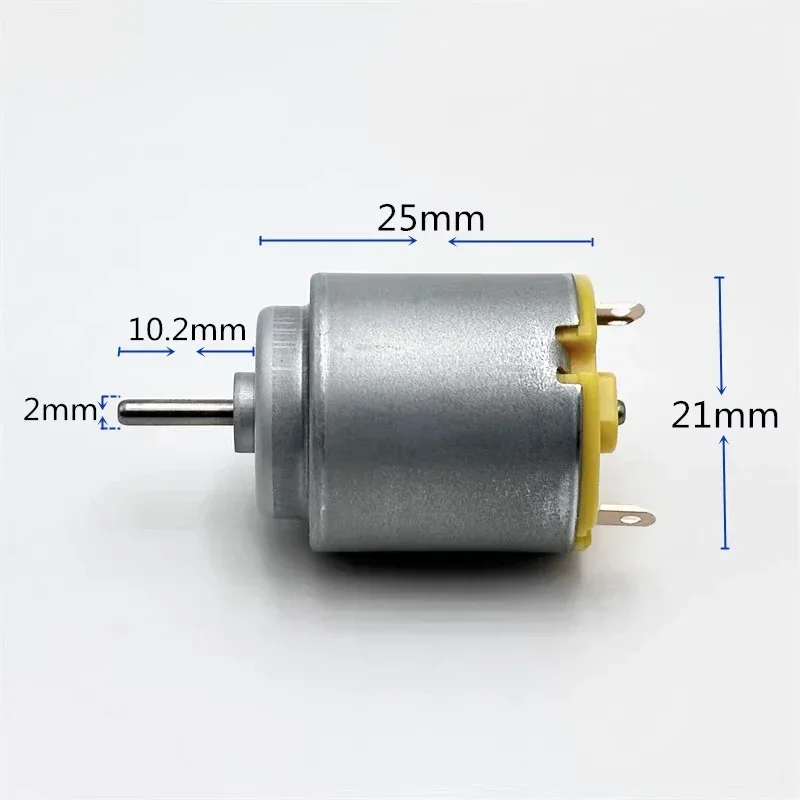 S.M.C Mini R140 Motor RP140-UN/12300 Round Spindle DC 3V-12V 11500RPM 21mm DIY Hobby Toy Fan Model Micro Motor for DIY Projects