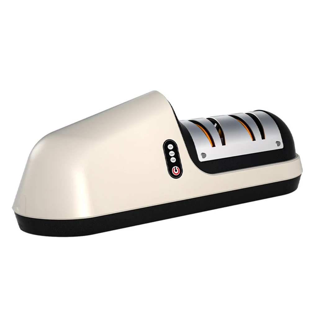 

Electric Knife Sharpener Compact Lightweight Home Use Sharpening Tool For Chef Carving Bread Steak Knives Machinekitchen