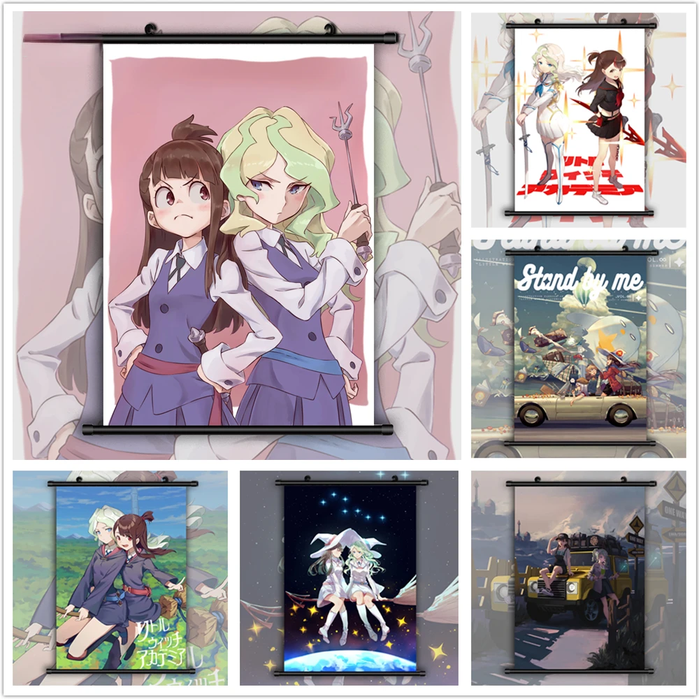 5D DIY Diamond Embroidery Little Witch Academia Atsuko Diana Anime Diamond Drawing Cross Stitch Kit Home Decor Diamond Mosaic