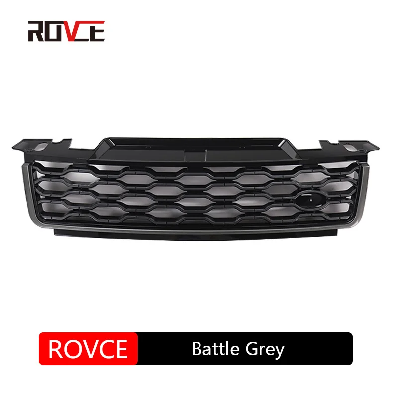 Rovce Front Grille Racing Grills Inlaat Kap Mesh Raster Voor 2018 2019 2020 2021 2022 Voor Land Rover Range Rover Sport L494