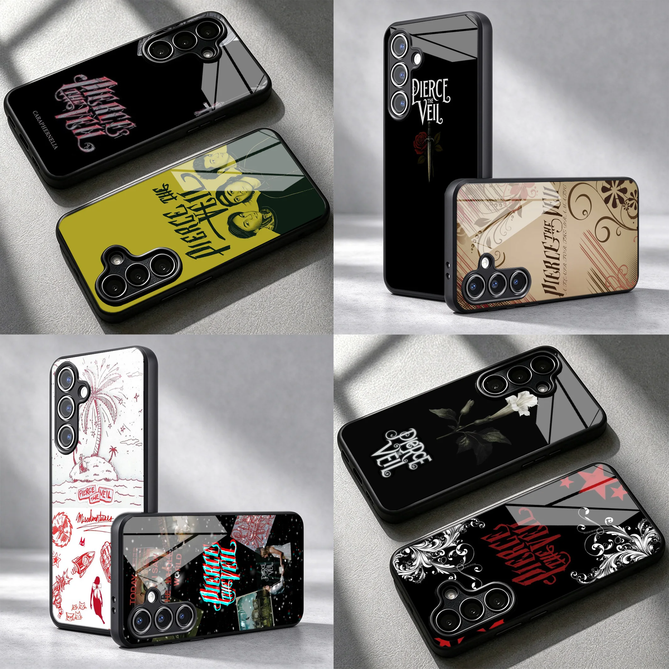 Pierces The V-Veil Phone Case For Samsung A54 A53 A52S A34 A33 A32 A24 A23 A22 A14 A13 A04S A03S M54 M53 M52 M34 M62 A02S A12 A4