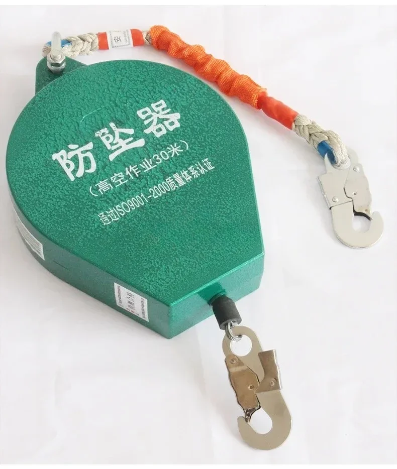 

2025 JIN YANG HU Anti-fall Wire Rope Safety Self-locking Device Fall Arrest Arrestator Hoist Lifting
