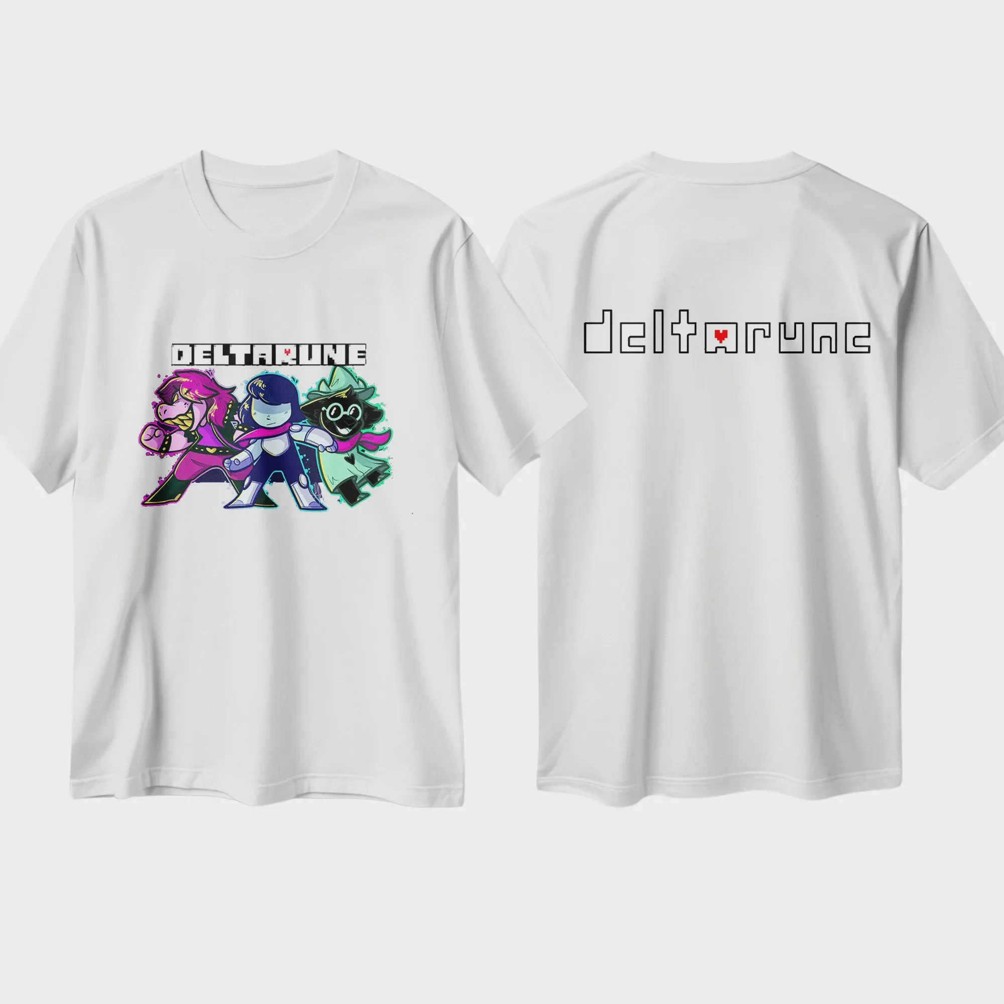 

Футболка Deltarune Kris Game, подарочная футболка с рисунком, унисекс, повседневная хлопковая футболка с круглым вырезом для мужчин и женщин, уличная одежда, дышащие футболки с короткими рукавами