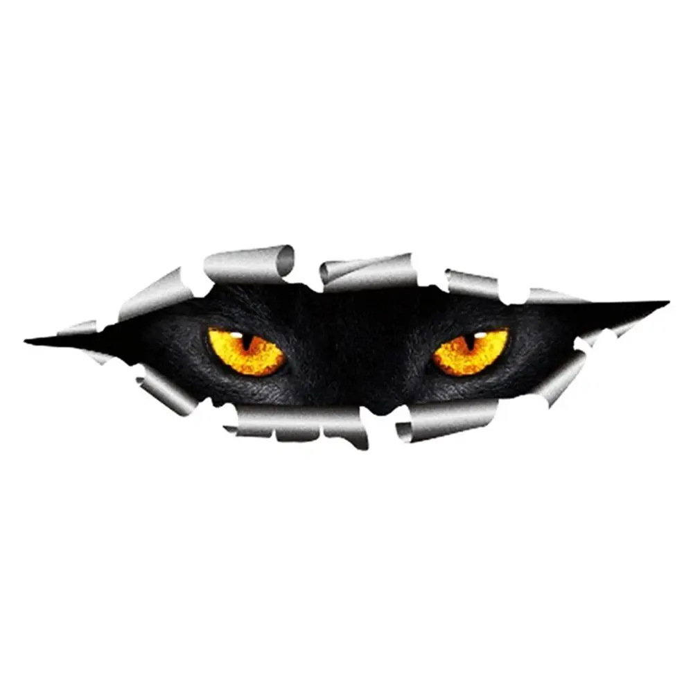 

Наклейка крутые наклейки Стайлинг 3D водонепроницаемые все глаза автомобили кошачий глаз наклейка выглядывающие автоаксессуары автомобильная наклейка