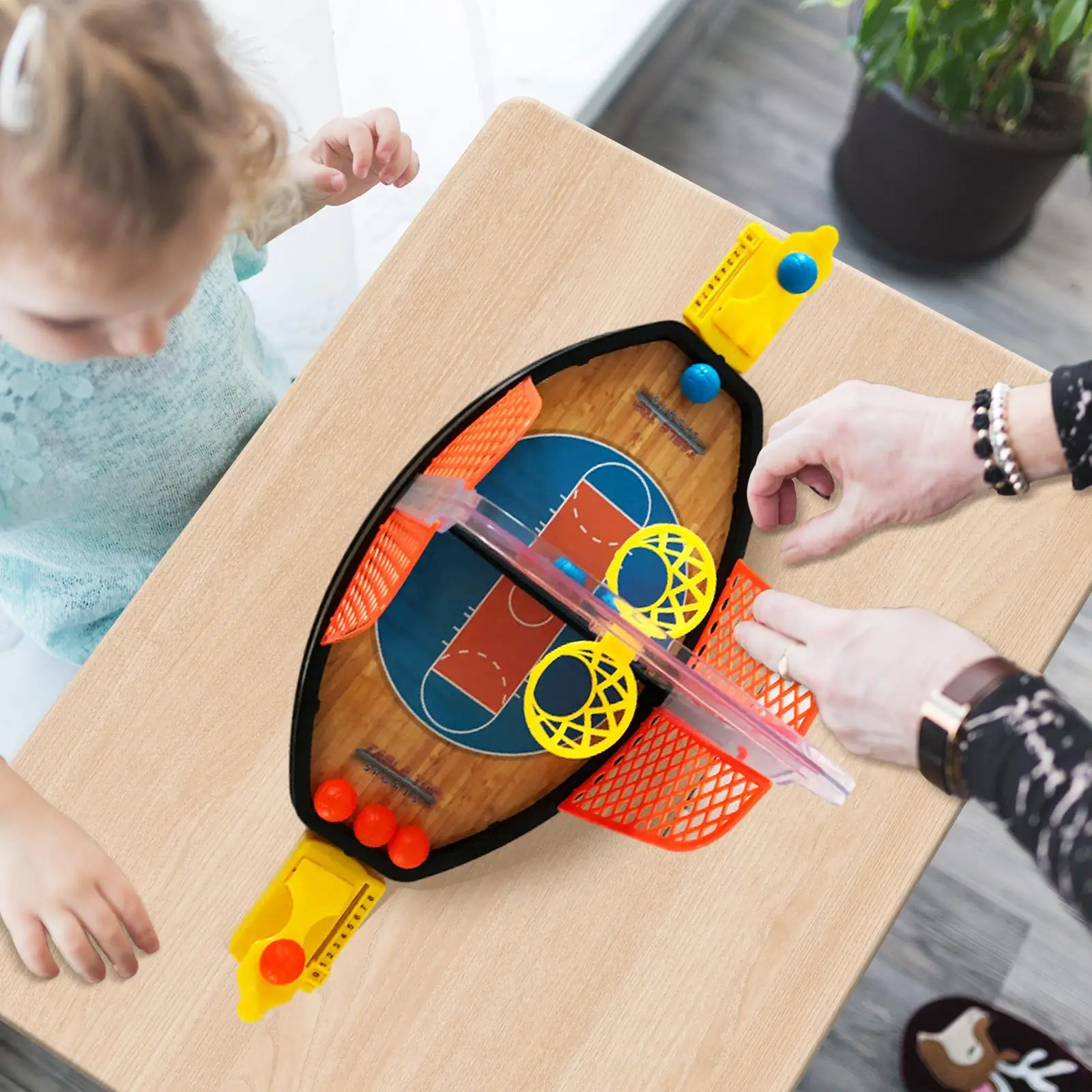 Miniatuur Desktop Basketbal Spel Speelgoed Indoor Ouder Kind Interactie Voor Basketballiefhebbers Grappige Mini Finger Bounce Basketbal