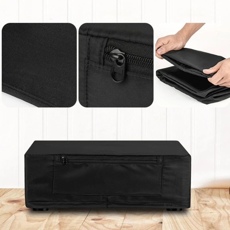 

Nylon Fabric Sleeve Protective Sleeves Dust Cover for STRDN1080/STRDH550/STRDH190 Receivers Bag with Front Pocket H8WD