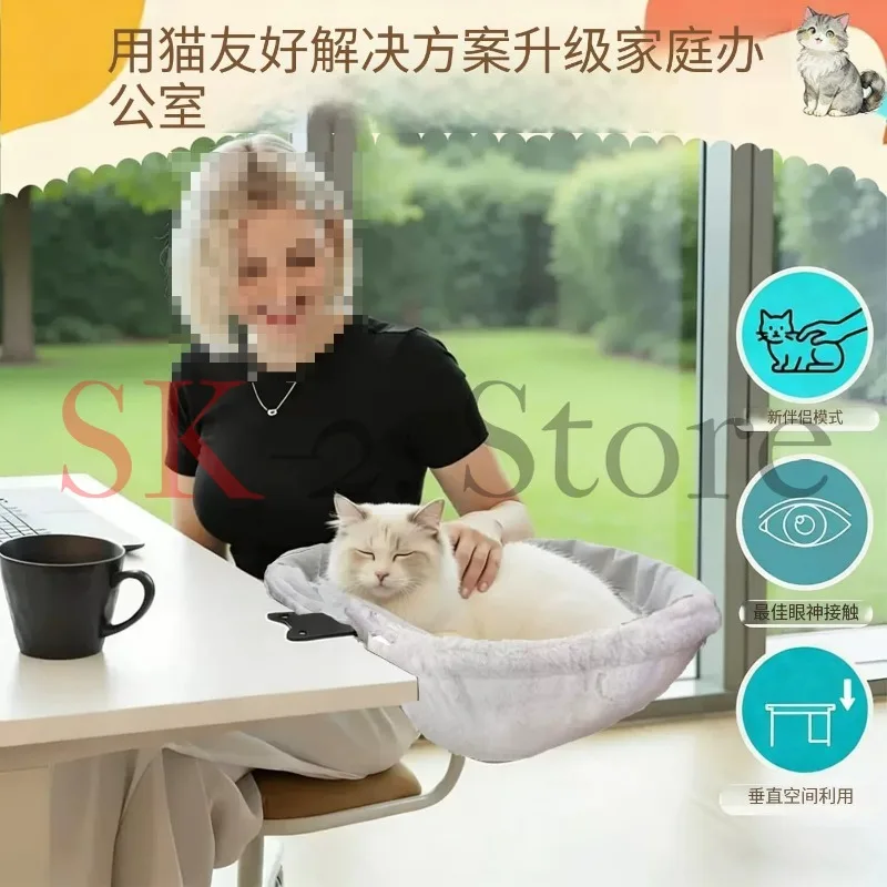 Desktop cat litter saves space and can be installed anywhere Thickened hardware pet cat litter