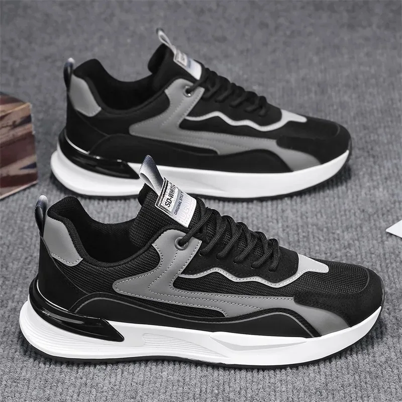 남성 운동화 메쉬 통기성 캐주얼 신발 럭셔리 테니스 트레이닝 신발 남성 가볍고 편안한 스포츠 러닝 신발 남성 신발