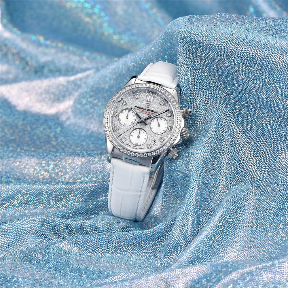PAGANI Design 2022 New Women's Fashion Quartz Wristwatch Top Brand Sapphire Stainless Steel Sports Chronograph Relogio Feminino