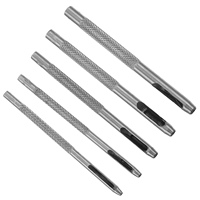 5 pcs Hole Punch Set Heavy Duty Belt Maker Tools Handheld Kit Pliers for Crafts DIY Projects