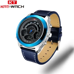 KAT-WATCH Sports Watches Waterproof Watch for Men Army Military Clock LED Digital Watches Luminous Relogio Masculino