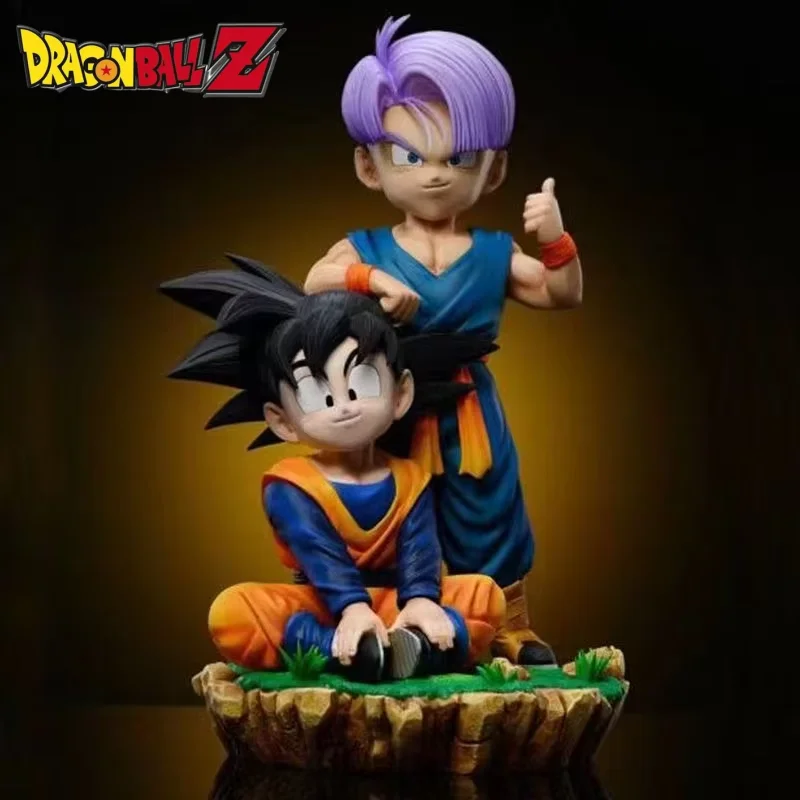 

Dragon Ball Z Son Goten & Trunks Super Saiyan Pvc Action Figures Collectible Statue Models For Home Decoration And Kids Gifts