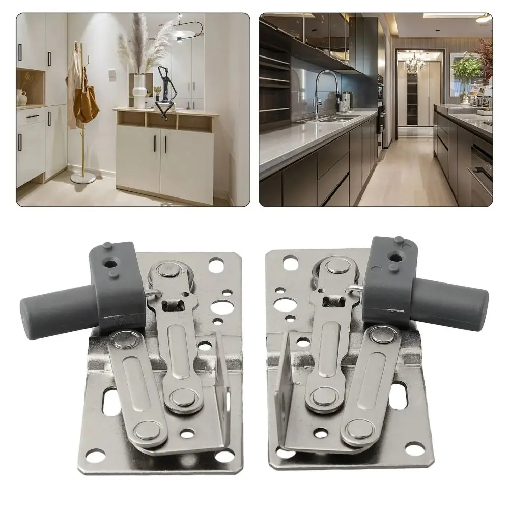 

Long Lasting Flip Out Tray Hinges Door Connector Thick 45 Degree Pivot Hinges Heavy Duty Stronger Load-bearing Sink Hinges
