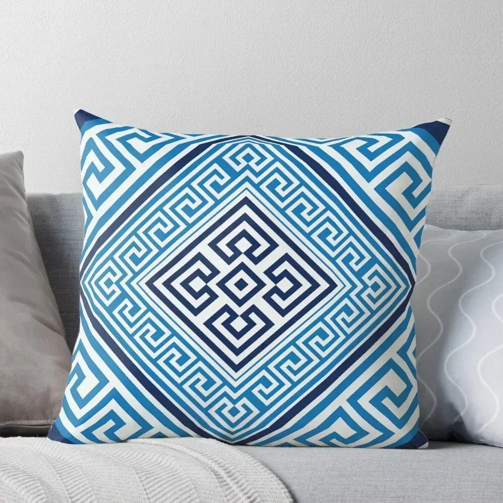 

Greek Key Ornament - Santorini -Rhombus #2 Throw Pillow pillowcases for sofa cushions Pillow Cases Decorative pillow