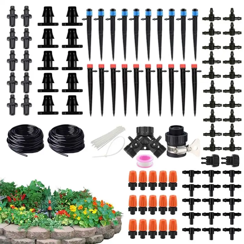 

Drip Irrigation System Automatic Garden Waterer System Watering Equipment Misting Supplies Sprinkler Tools For Patios Yard Lawn