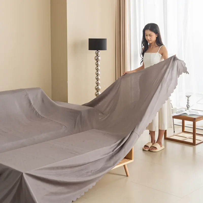 Anti Pollution Printing Furniture Dust Cloth Sofa Bed Home Anti Cat Hair Isolation Cover Covering Up Ugliness Decor Fabric 1pcs