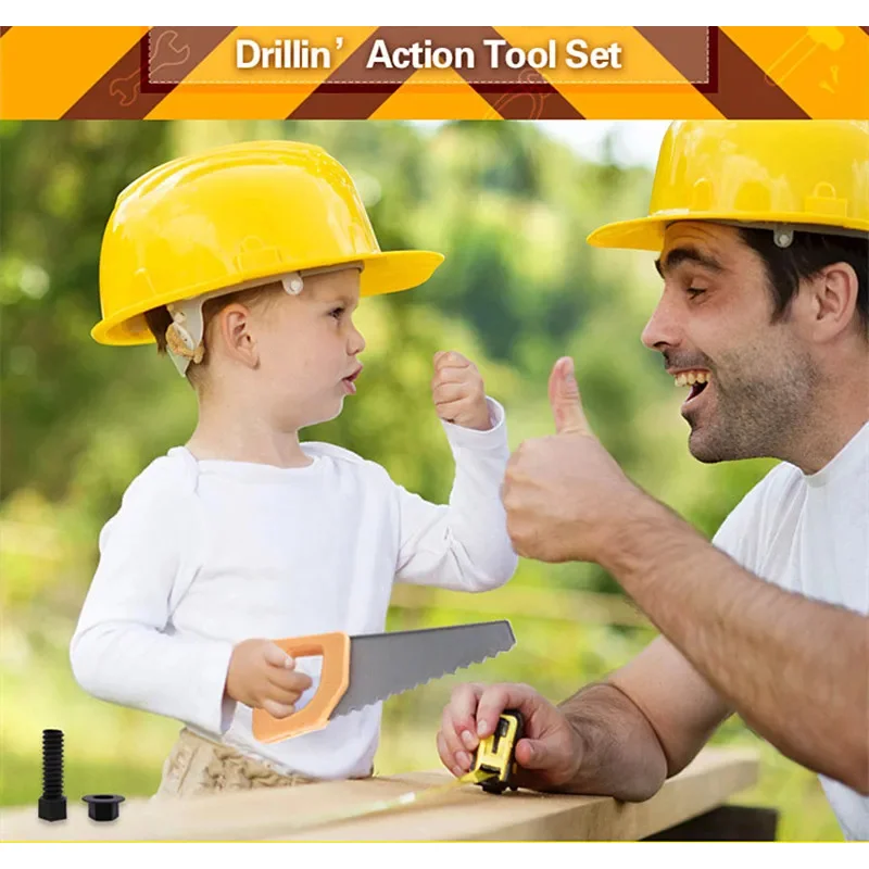 Construction Worker Costumes for Toddler Boys Dress Up Clothes Kid Construction Tool Sets Tools Clothing The Best Gift for Child