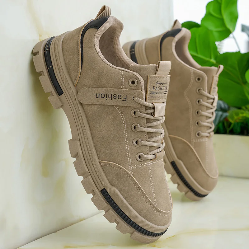 أحذية رجالية جديدة للخريف والشتاء ذات قصة منخفضة - أحذية رياضية كاجوال، أحذية عمل مقاومة للاهتراء، أحذية المشي لمسافات طويلة في الهواء الطلق #6