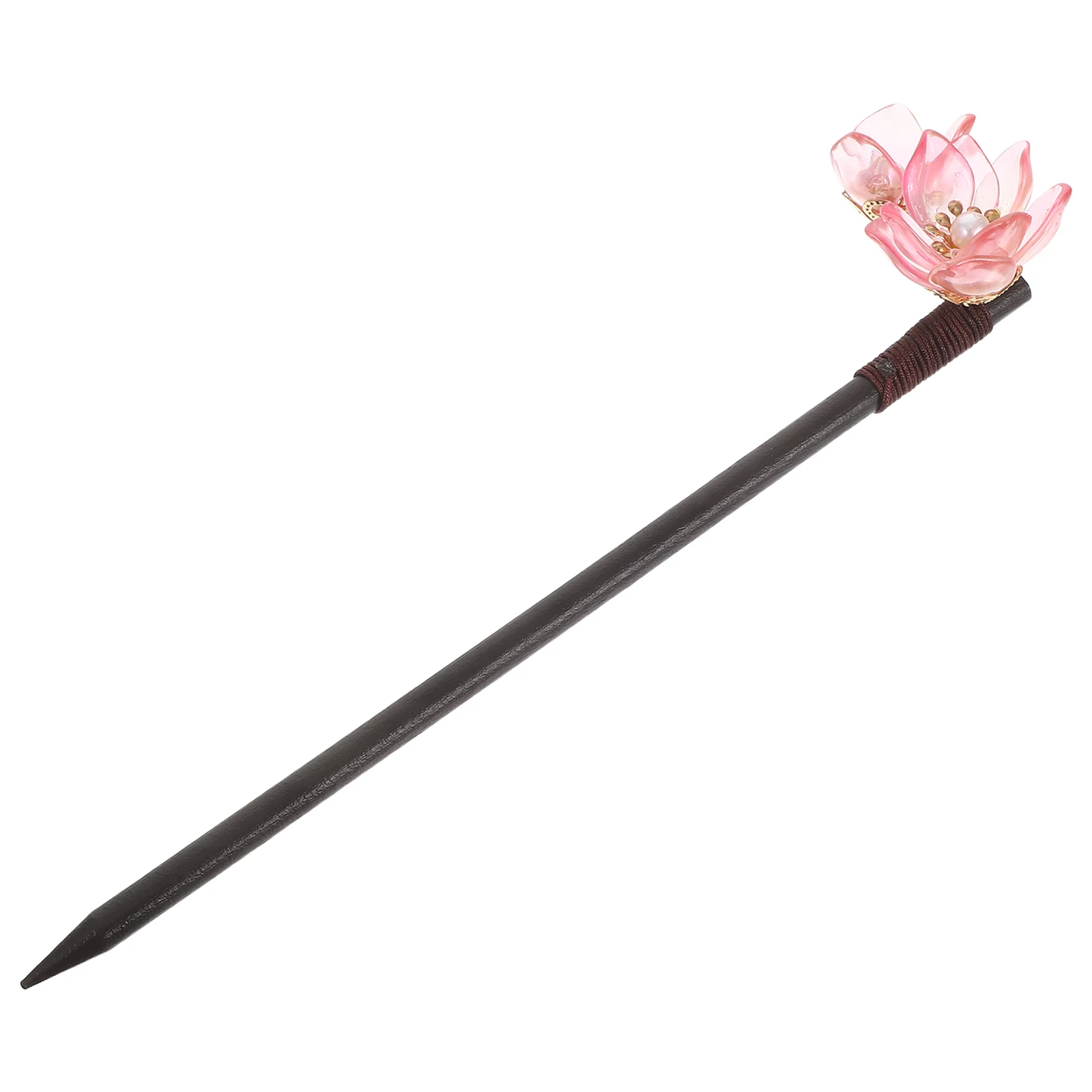 

Retro Flower Hairpin Vintage Style Folk-custom Hair Stick for Han Clothes Party Cosplay Decorative Durable Female Charm